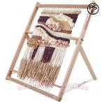 手織り機／織機 子供大人兼用手織り機キット 木製操作簡単 64*49*3cm C&Jブランド 初心者向けタペストリー／マット制作ツール