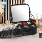 メイクボックス大容量鏡付きミラー付きプロ用コスメボックスコスメケー（株）C&Jス化粧ボックス化粧箱仕切りレザー防水おしゃれ持ち運び旅行