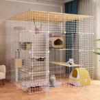 ショッピングケージ 猫ケージ キャットケージ猫 ゲージ 大きめ猫用 特大ゲージ4階層 猫のゲージ 室内用猫ケージ用株式会社錦 棚板ねこ4段ケージ猫ケージのみ 大型 組立式diyゲージ