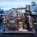 ショッピングDIYキット 件大理石宇宙港3 D木製パズル、DIY C&J 機械模型キット、手作りホーム装飾