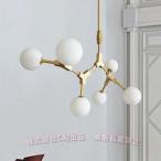  потолочный светильник люстра стекло модный Северная Европа led дуть . выпадение ( АО )C&amp;J осветительное оборудование 3 лампа 4 лампа 5 лампа 6 лампа 7 лампа 8 лампа 6 татами 8 татами подвесной светильник ветка форма ветка type 