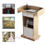 演台司会者台表彰台ソリッドウッド書見台会議室へようこそ表彰台表オフィストレーニングレセプションデスク表彰台C&J会議室プレゼンテーションホスティング