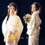 和服 3点セット 和柄 レディース 浴衣 作り帯 扇子 イベント 寝巻き 温泉 単品 和服 業務 着物  C&amp;J 部屋着 旅館 夏祭り コスチューム フォーマ