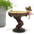  Angel девушка уличный bird механизм подачи pa-sonalaiz осуществлен bird tray механизм подачи птица. ванная двор. гравюра изображение. двор. оборудование орнамент -( АО )C&amp;J много цвет -13*10.2*12.7cm