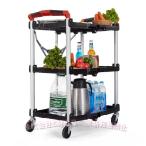  тележка для инструмента tool Cart 3 уровень складной Wagon тележка общий выдерживаемая нагрузка 75kg Wagon C&amp;J шина тележка с роликами . легкий простой место хранения 