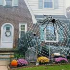  Halloween украшение оборудование орнамент ... гнездо фальшивый. .. огромный .... гнездо .. ужасы атмосфера настоящий чувство .. водонепроницаемый пыленепроницаемый для бытового использования магазин закрытый . наружный ( АО )C&amp;J... магазин . декортивный элемент инструмент вечеринка 