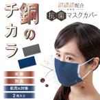 不織布マスクカバー 銅繊維配合 のびる抗菌マスクカバー 2枚入 銅 抗菌 防臭 消臭 清潔 感染予防 肌荒れ 飛沫対策 送料無料