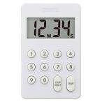 タニタ デジタルタイマー 100分計 （ホワイト） TD-418-WH