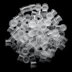 ATOMUS 300pcs タトゥーインクキャップ ベース付きインクカップ使い捨て顔料インクカップ 永久的な眉毛入れ墨ピグメントコンテナ(中