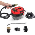QuiExact スチームクリーナー 高温 高圧 蒸気洗浄機 2500W 110V 6段階調整 105℃ 消毒 除菌 ダニ駆除 大容量 台所