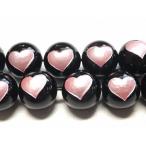 [ натуральный камень .] оникс розовый чистый Heart 12mm один шарик продажа 