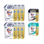 ショッピングアタック 6個セット アタックZERO アタック液体史上 最高の清潔力。無菌レベルの消臭力   詰め替え2100g　ドラム式専用詰め替え2100g　部屋干し詰め替え2000g　3種から1つ