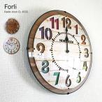 クーポン配布中 壁掛け時計 電波 おしゃれ 電波時計 時計 壁掛け 北欧 オシャレ Forli フォルリ CL-8332 木製 ナチュラル 新生活