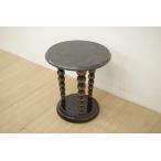  выставленный товар LARME SIDE TABLElarum боковой стол кофе te- blue black Stone диаметр 50cm классический living Cafe магазин 