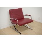  редкий прекрасный товар WALTER KNOLL Walter noru Berlin стул 1P диван personal дизайнерский мой n Hal to* phone * гель can натуральная кожа красный A