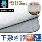  under bed rug mat rug. under ... mat approximately 3 tatami 3. rug slip prevention slip prevention attaching soundproofing thick under bed exclusive use rug rectangle 170×230cm