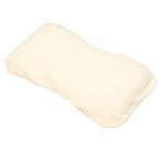 西川 枕 ジュニアサイズ 綿100% こどもまくら メッシュで通気性良し フィット感の高いパイプ使用 枕カバー付き クリーム LH61352