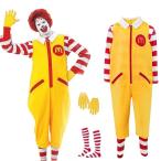 マクドナルド マック コスプレ 仮装 ハロウィーン 衣装 McDonald 舞台演出服 日常服 学園祭 漫遊展 展覧会 誕生日パーティー 仮装 cosplay 男女兼用