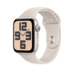 Apple Watch SE 第2世代 GPSモデル 44mm MRE43J/A [スターライトスポーツバンド S/M]