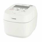 「訳あり品-外装箱傷あり」新品炊飯器 象印 炎舞炊き NW-UT07-WZ [絹白]