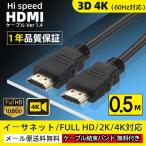 ショッピングhdmi HDMI ケーブル　ハイスピード 高耐久 イーサネット 4K 3D オーディオリターン PS5 PS4 3 Xbox  Nintendo Switchなど適用  50cm 80cm (0.5M 0.8m)