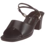 [ルチアーノ バレンチノ] オフィスサンダル 7cmヒール 日本製 IM3913 レディース クロ 24.0~24.5 cm