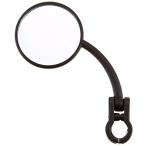 ショッピングミラー タカツ製作所(Takatsu-mfg) TAKATSU バイクミラー Gサム トライアルミラー 左側 BK 1730