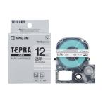 ショッピングテプラ キングジム 純正 テプラPROテープカートリッジ 12mm 透明ラベル/黒文字 長さ8m ST12K