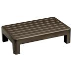 小原産業 プラスチック踏み台 高さ14cm 大型タイプ ブラウン ST-635