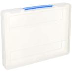 ショッピングエスコ エスコ 350x270x46mm/A4 ファイルケース EA506JA-3 クリアー