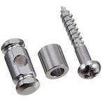 SCUD ストリングリテイナー、ギター用、円筒型、5mmスペーサー クローム SR-GB50C