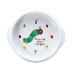 金正陶器(Kaneshotouki)「 はらぺこあおむし 」 ユニバーサル食器 子供 食器 離乳食 離乳期 こども すくいやすい ボウル M 直