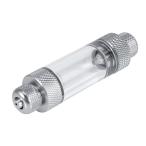 アルミ合金 インライン CO2 バブルカウンター チェックバルブ付き 二酸化炭素 バブルカウンター CO2添加 アクアリウム 水草育成 水族館