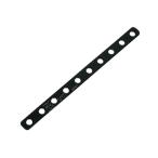 エーモン(amon) 取付金具 黒 穴径7mm 15×200mm バイク用品のマウントステーにも G250