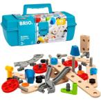 BRIO ビルダースターターセット 34586 対象年齢 3歳~ 「全49ピース」 【おもちゃ 玩具 木製おもちゃ ブロック 大工遊び ごっこ遊