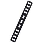 エーモン(amon) 取付金具 黒 穴径7mm 25×200mm バイク用品のマウントステーにも G252