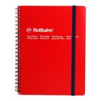 デルフォニックス ロルバーン ポケット付メモ [リング式/切離しミシン目付き] A5 レッド NRP08-RE