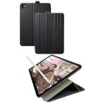 エレコム ipad pro 11インチ (M4) 2024年モデル ケース 7段階の角度調整可能 ペン収納 フラップ付き TB-A24PMWVD