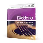 D'Addario ダダリオ アコースティックギター弦 フォスファーブロンズ High-Strung/Nashville Tuning .010
