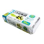 [日本技研工業] ゴミ袋 半透明乳白 45L 30枚入り 厚口タイプ 丈夫 破れにくい 1枚ずつ取り出しやすい 容量表記付き コンパクト包装 低