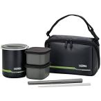 ショッピングサーモス サーモス 保温弁当箱 約1合 マットブラック DBQ-502 MTBK