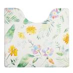oka(OKA)sasa..... коврик туалет коврик примерно 55cm×60cm слоновая кость (fiore) (...PVC соль .biniru)
