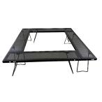 尾上製作所(ONOE) マルチファイアテーブルIII MT-8317-III [バーベキューコンロを囲んで使える 黒 専用バック付 連結ジョイン