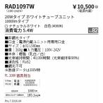 遠藤照明 ２０Ｗタイプ１０００ｌｍ４０００Ｋ非調光　Ｔ１０　ＴＵＢＥ RAD1097W
