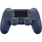 ショッピングSONY 純正 正規品 新品 PS4 ワイヤレス コントローラー DUALSHOCK 4 デュアルショック ミッドナイト・ブルー 紺　青（CUH-ZCT2J22）他店舗印あり　SONY ソニー