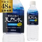 養老山地の天然水 500ml×48本 (24本×2ケース) 送料無料 PET ペットボトル ウォーター ナチュラルミネラルウォーター 岐阜 養老 長S