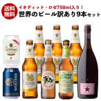 賞味期限2026/2/10の商品を含む訳あり 在庫処分 イネディットロゼ入り 世界のビール9本セット 輸入ビール 海外ビール 長S