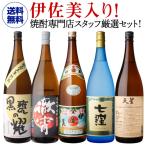 焼酎セット ギフト 飲み比べ 専門店スタッフ厳選！ 伊佐美入り 芋焼酎 5本 飲み比べセット 1800ml × 5本