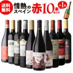 1本当たり1,000円(税込) 送料無料 ワインセット 情熱のスペイン 赤ワイン 10本セット スペシャル特典付き 750ml 長S