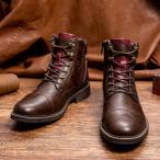 バイクブーツ レトロ ライダース イギリス風 ショートブーツ  防滑ソール 合成革 メンズブーツ ブーツ ロングブーツ